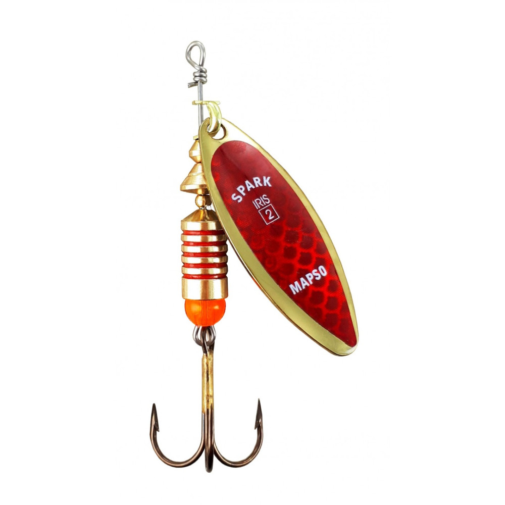 Блешня обертаюча Lukris Mapso SPINNER SPARK-2 O-IRIS-ROJO PSPM2OMR