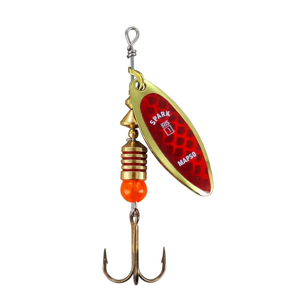Блешня обертаюча Lukris Mapso SPINNER SPARK-1 O-IRIS-ROJO PSPM1OMR