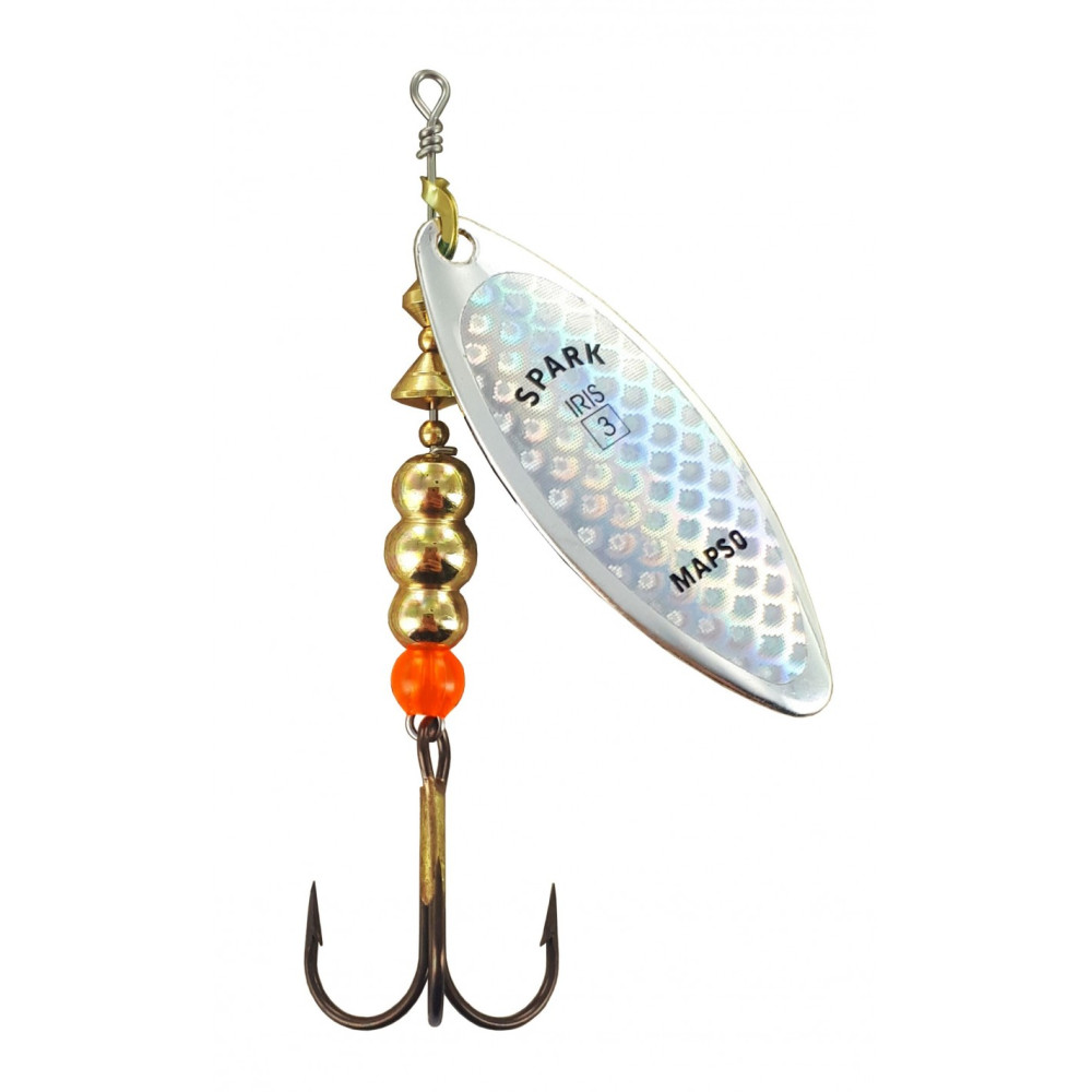 Блешня обертаюча Lukris Mapso SPINNER SPARK-3 P-IRIS-PLATA PSPM3PM