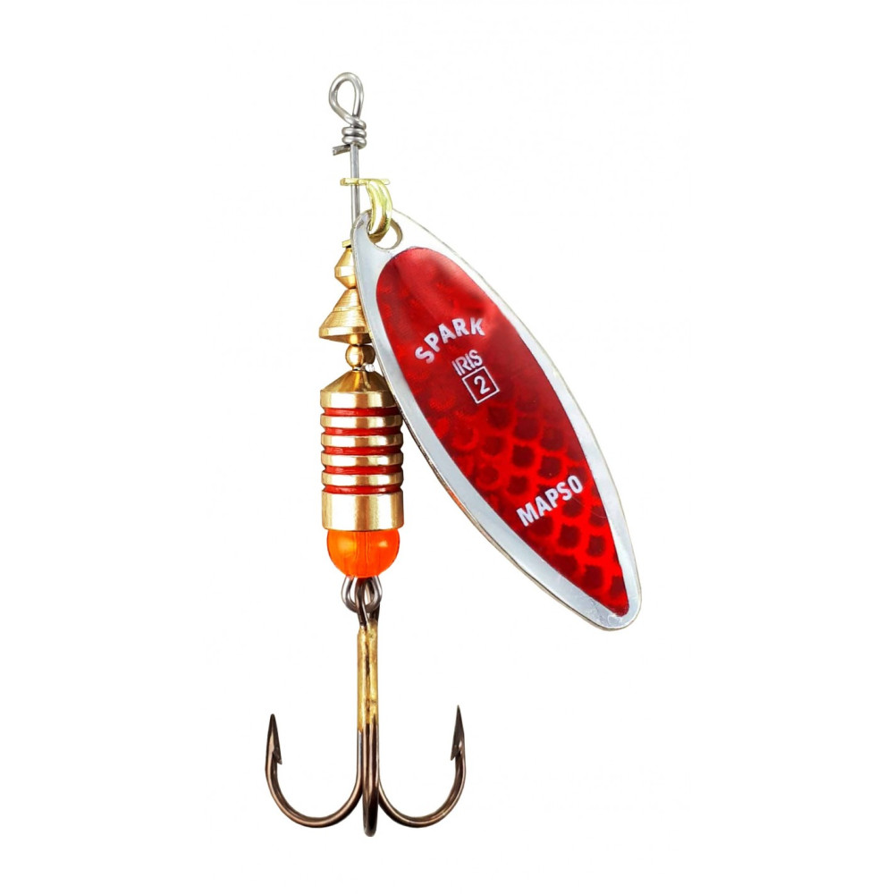 Блешня обертаюча Lukris Mapso SPINNER SPARK-2 P-IRIS-ROJO PSPM2PMR