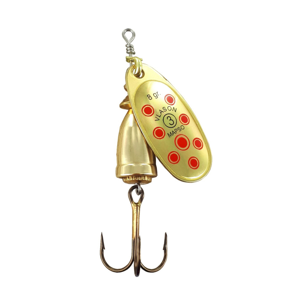 Блешня обертаюча Lukris Mapso SPINNER VLASON-3 OR PVL3OR