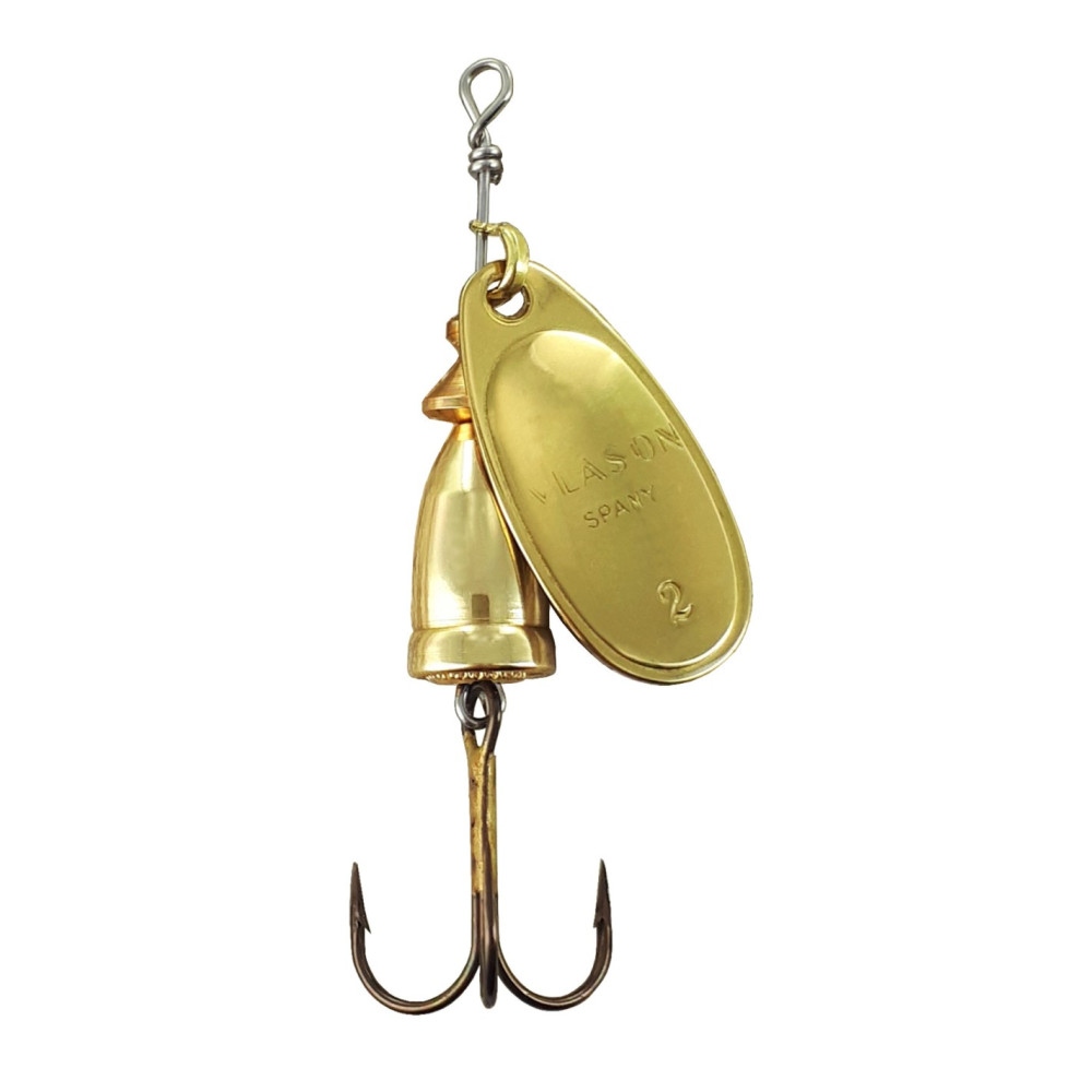 Блешня обертаюча Lukris Mapso SPINNER VLASON-2 ORO PVL2O