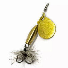 Блешня обертаюча Маньячка Гедзь, #1, золото, 1гр. 65309