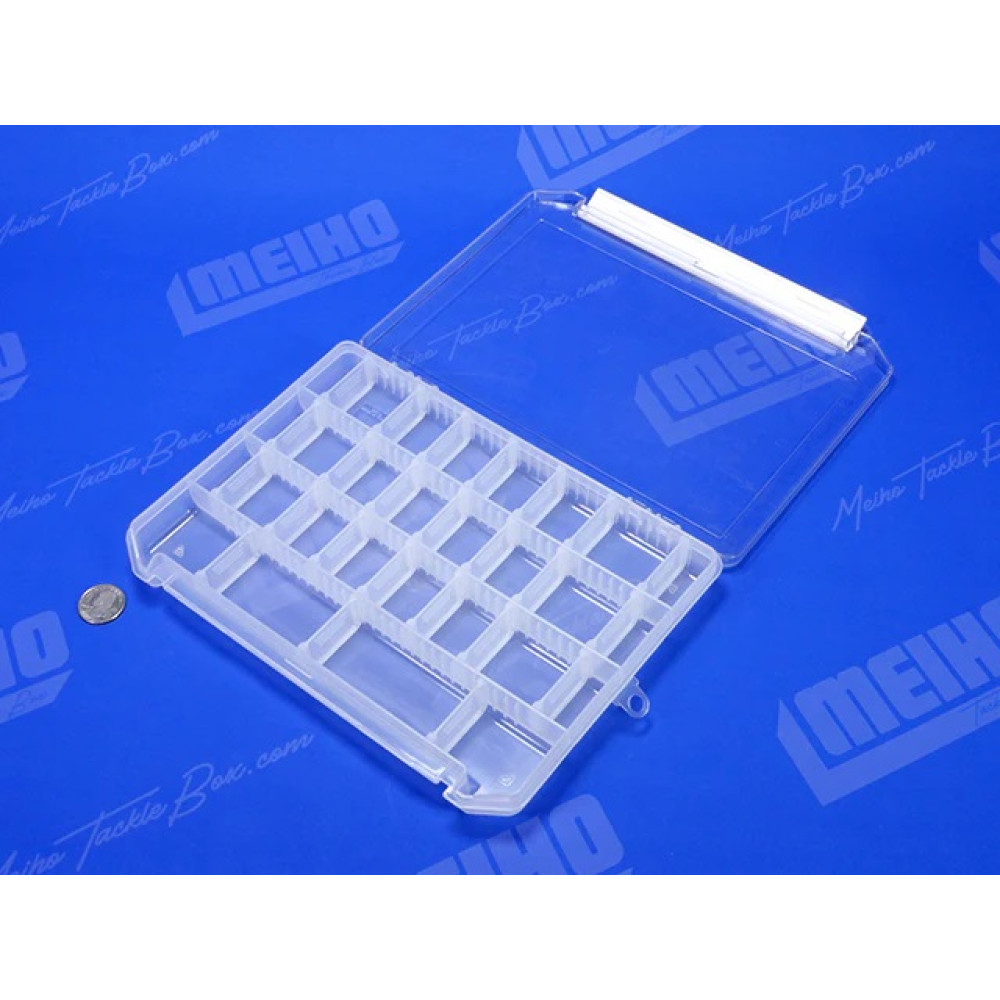 Коробка Meiho Clear Case C-1200Ns 255x190x28mm clear