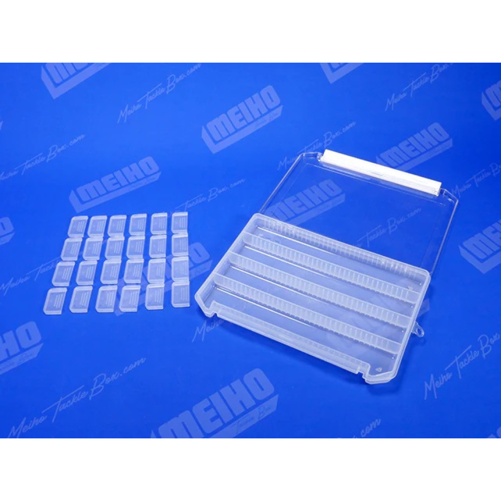 Коробка Meiho Clear Case C-1200Ns 255x190x28mm clear