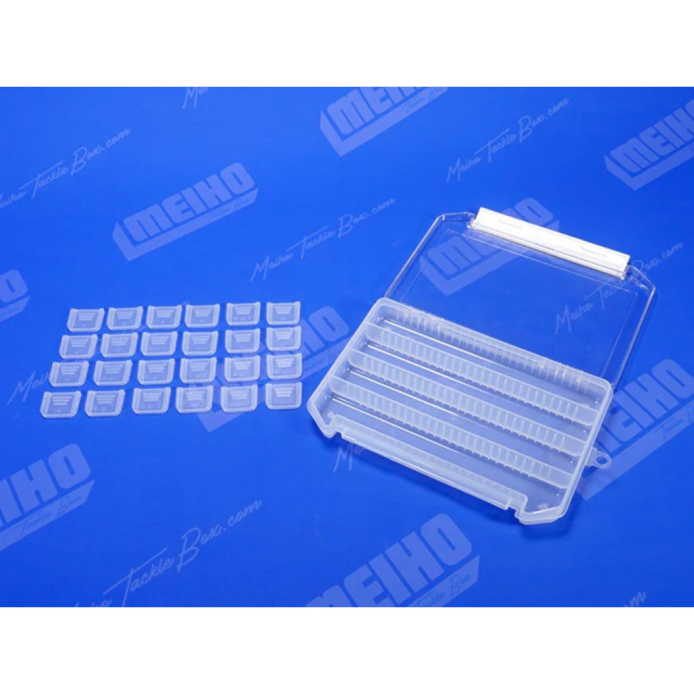 Коробка Meiho Clear Case C-800Ns 205x145x25mm clear