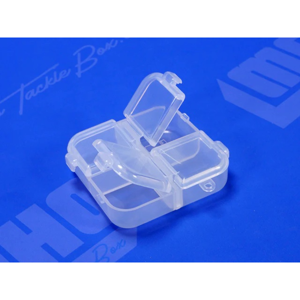 Коробка Meiho Square 4 case 66x66x18mm clear