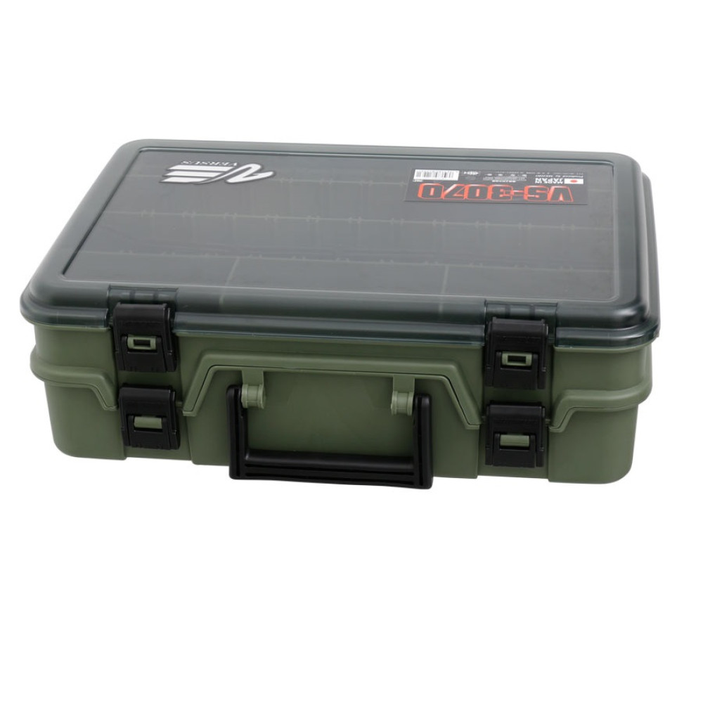 Ящик-кейс Meiho Versus VS-3070, Green Camou New, 380x270x120mm