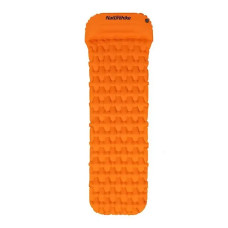 Килимок надувний з подушкою Naturehike NH19Z012-P 65mm , помаранчевий
