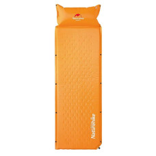 Килимок самонадувний з подушкою Naturehike NH15Q002-D 25mm, помаранчевий