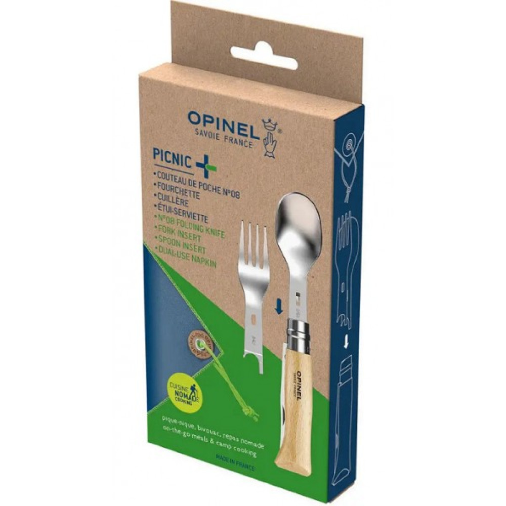 Ніж багатофункціональний Opinel №8 VRI Picnic+