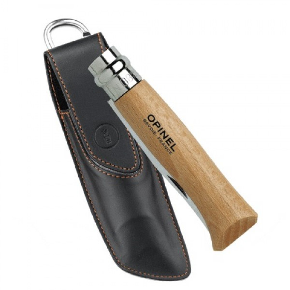 Ніж Opinel №8 VRI, чохол, упаковка к:natural