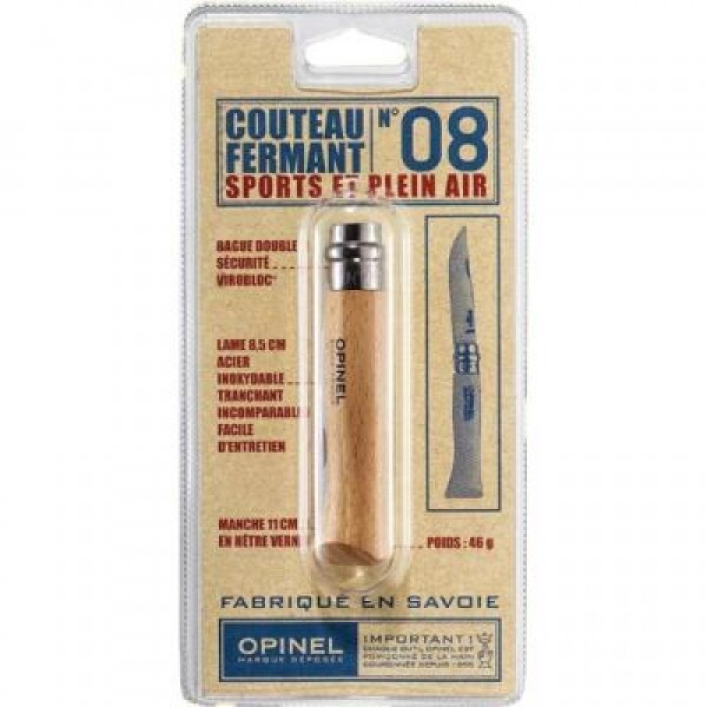 Ніж Opinel №8 VRI, блистер