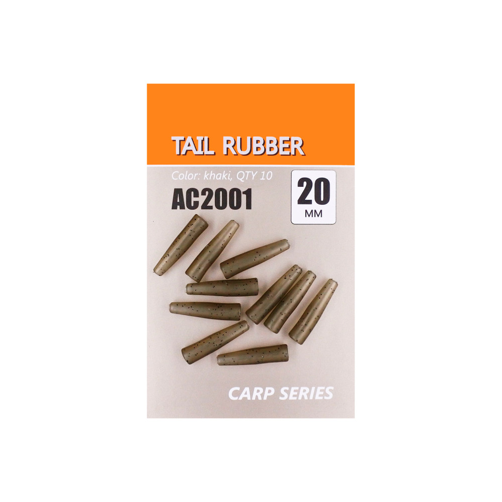 Пильник гумовий Orange Fishing 20мм, колір-хакі (10шт) 2001