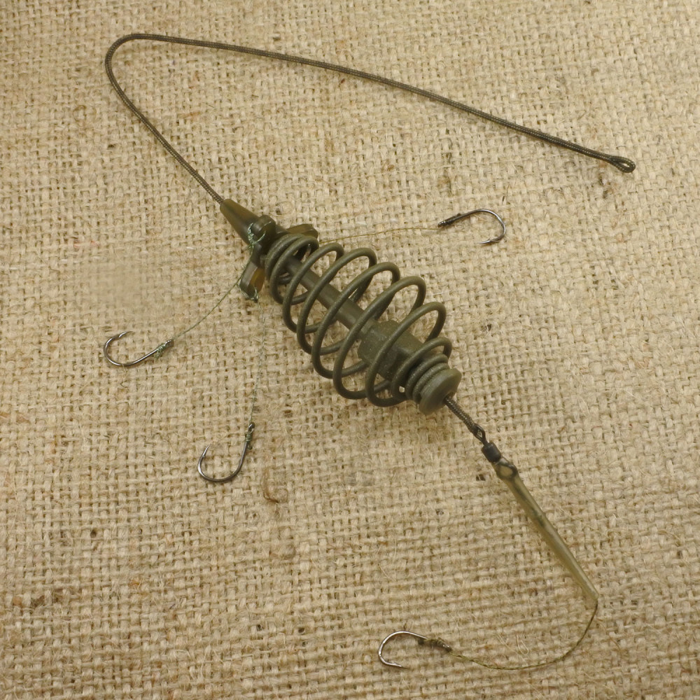 Монтаж Orange Fishing №07 30гр ,4 гачка №6. Оснащення для лову коропа (мотовило)