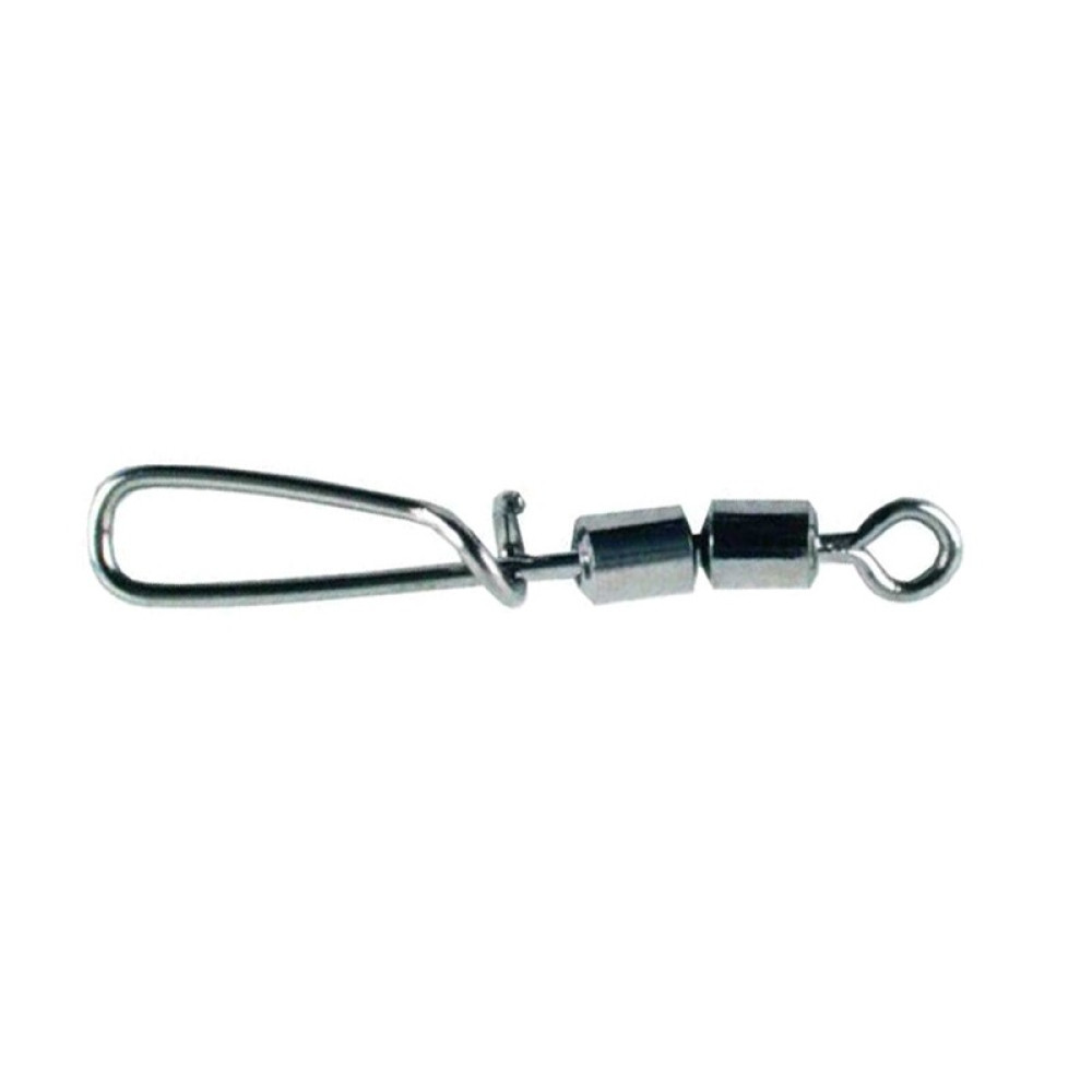 Вертлюг подвійний з застібкою Owner 52459 Sinker Hook W Crane №12 , 26,0 кг , 8шт