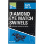 Вертлюжок Preston Diamond Eye Match Swivels Size 10 20pcs