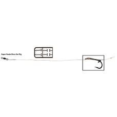 Монтаж Prologic Super Snake Blow-Out Rig 20cm 25lb/C2 Size 2