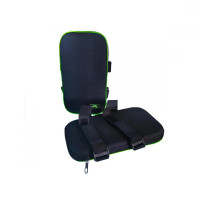 Наколінники ПрофМонтаж на блискавці чорні (19х33х3см) 