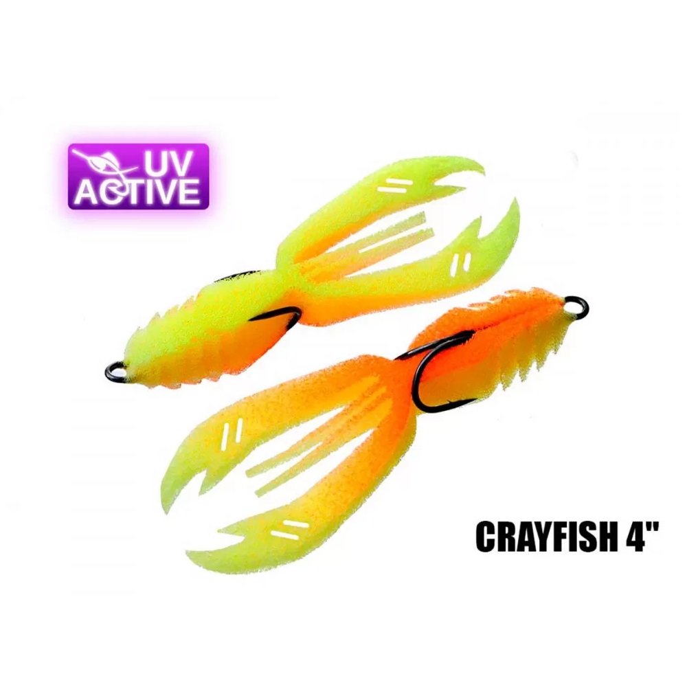Поролонова рибка Профмонтаж Crayfish 4" MIX 2шт ПрофМонтаж