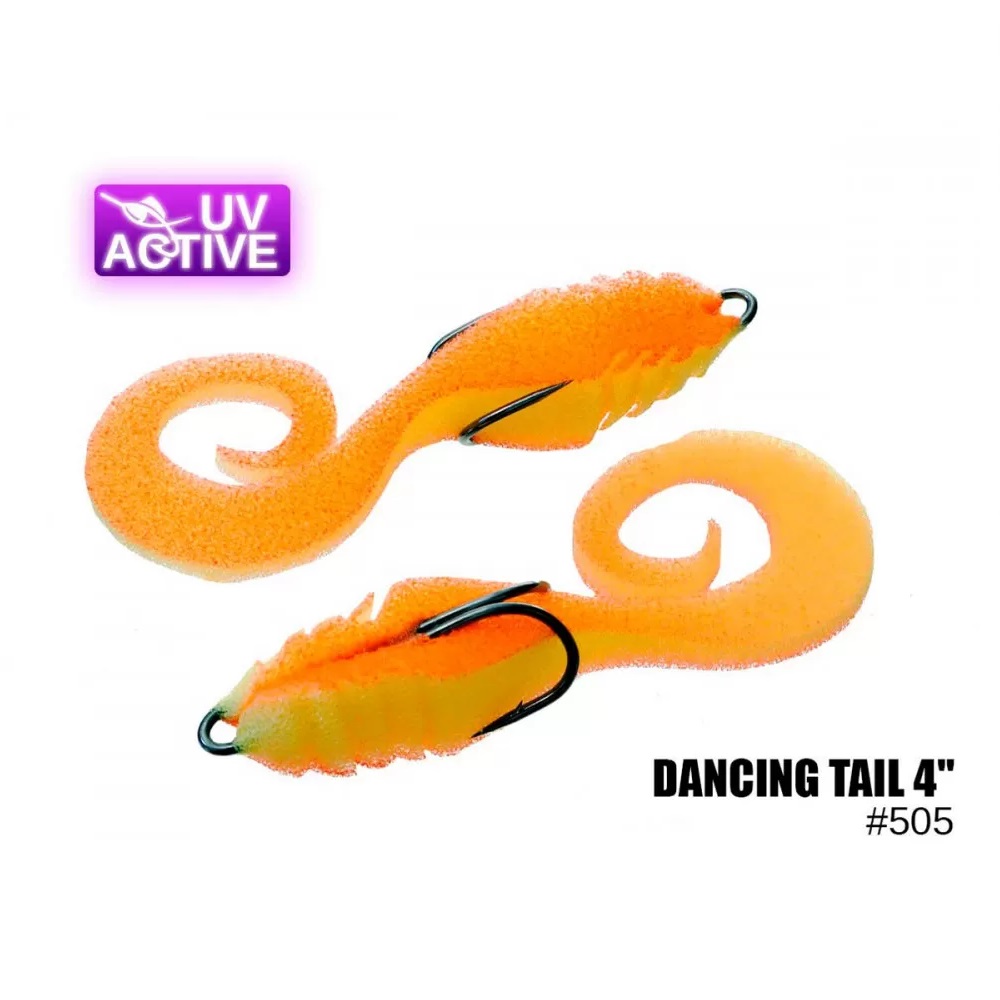 Поролонова рибка Профмонтаж Dancing tail 4" MIX 2шт