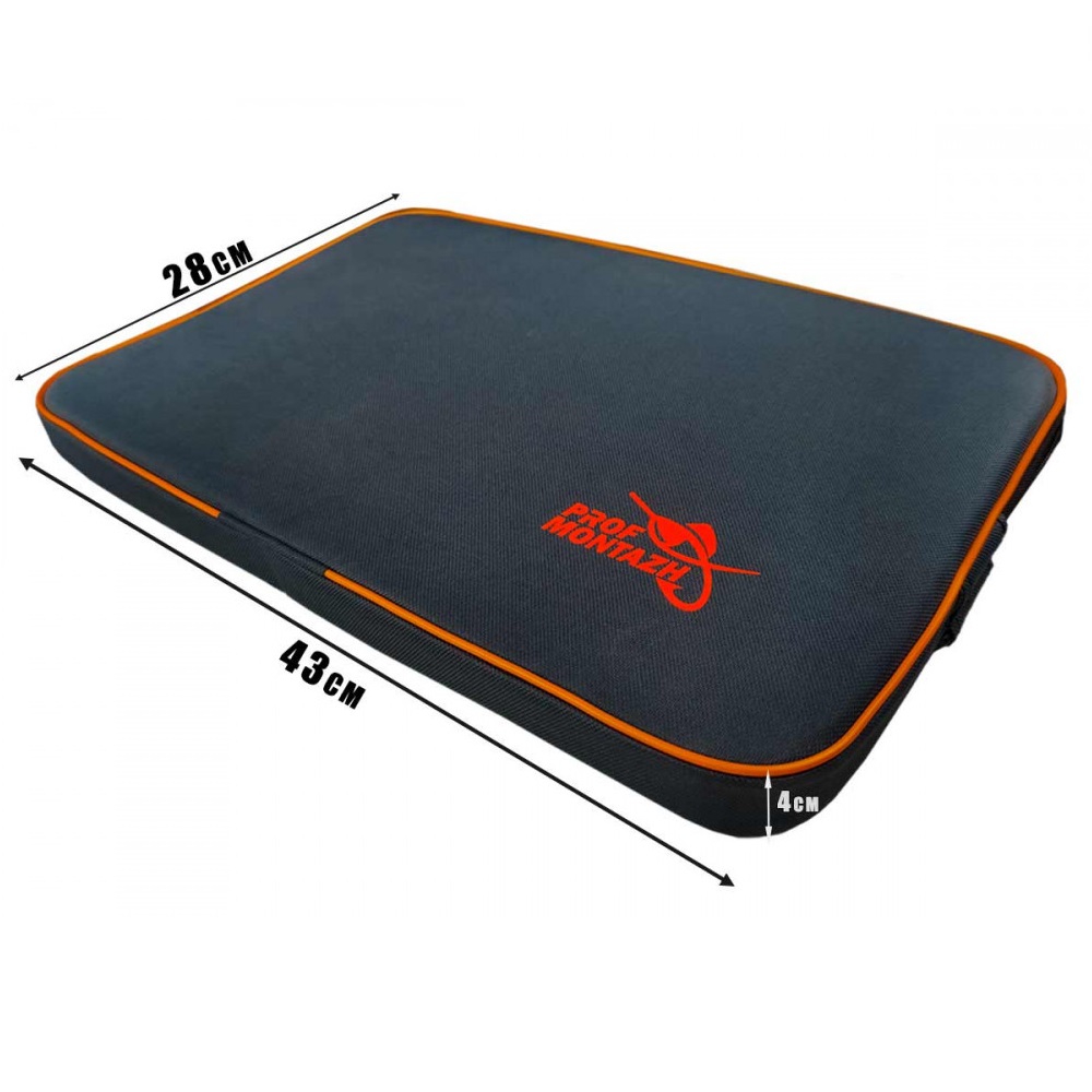 Килимок-сидіння Профмонтаж 43х28х4 см сірий