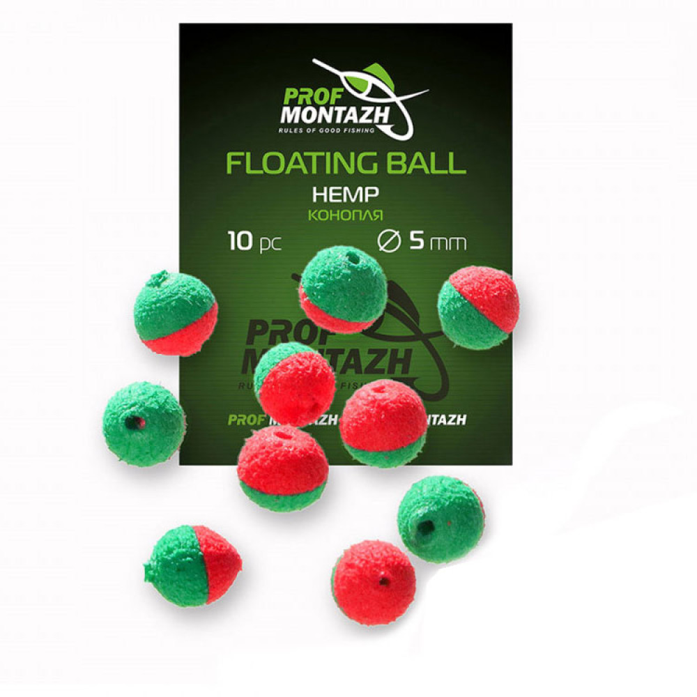 Плаваюча насадка ProfMontazh Floating Ball 5мм Коноплі