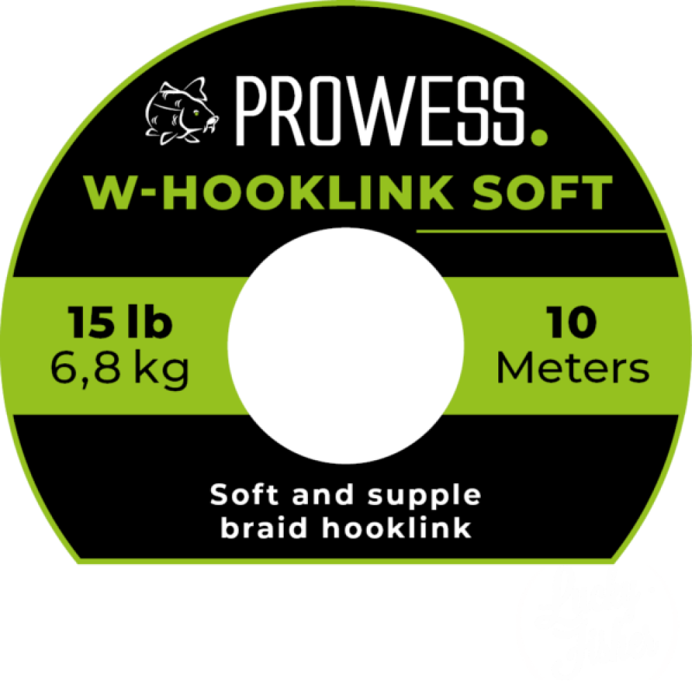 Повідковий матеріал Prowess W-HOOKLINK SOFT 15lb 10m Green PRCLH4801-25-GREEN