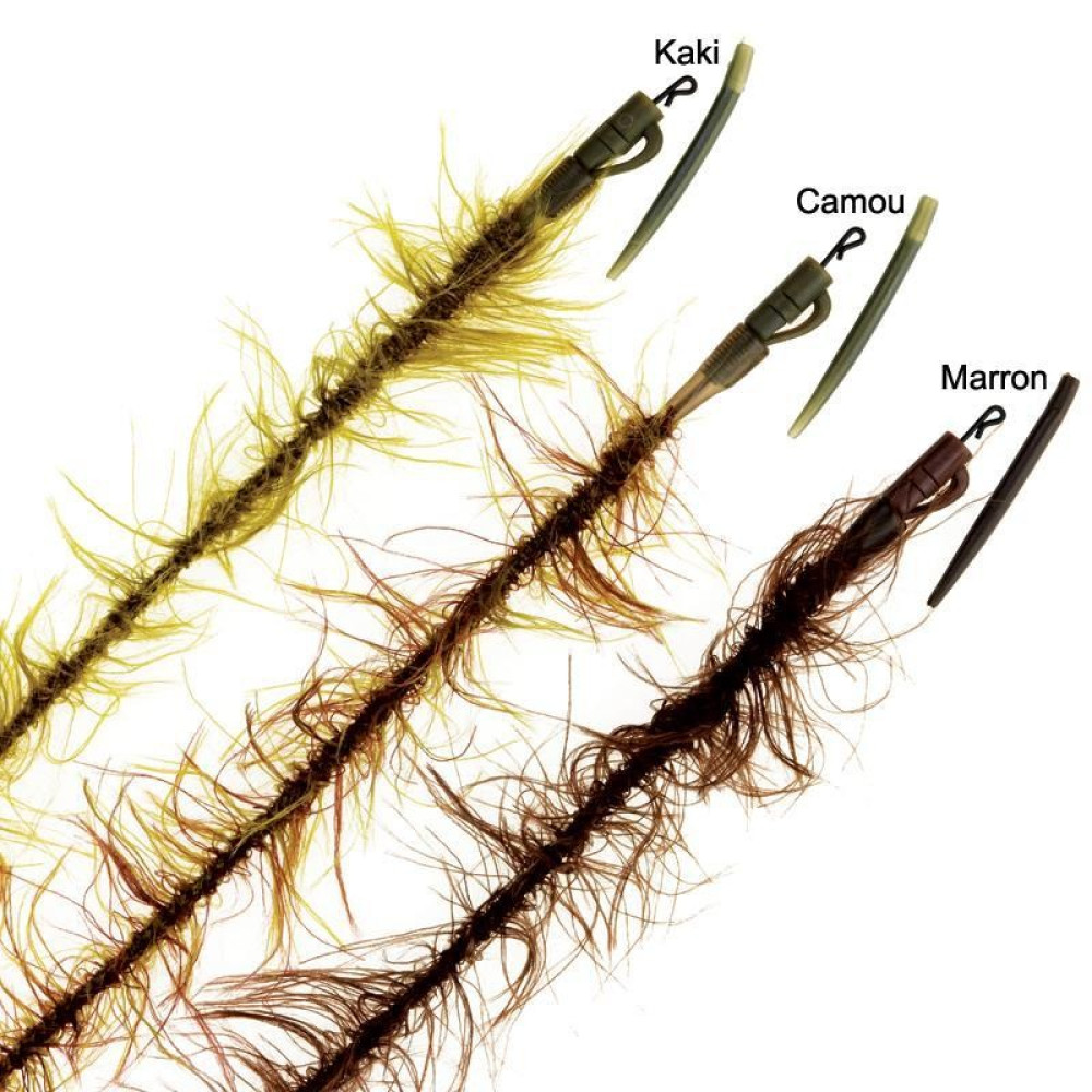 Оснастка Prowess ANTI TANGLE SAFETY CLIP/SPEED LINK SWIVEL/LEADCORE+WEEDLOCK CAMOU-80 cm x 2