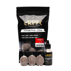 Готові ПВА стіки RPF (спортивна серія) Креветка (10стіків+50мл ліквіду) 