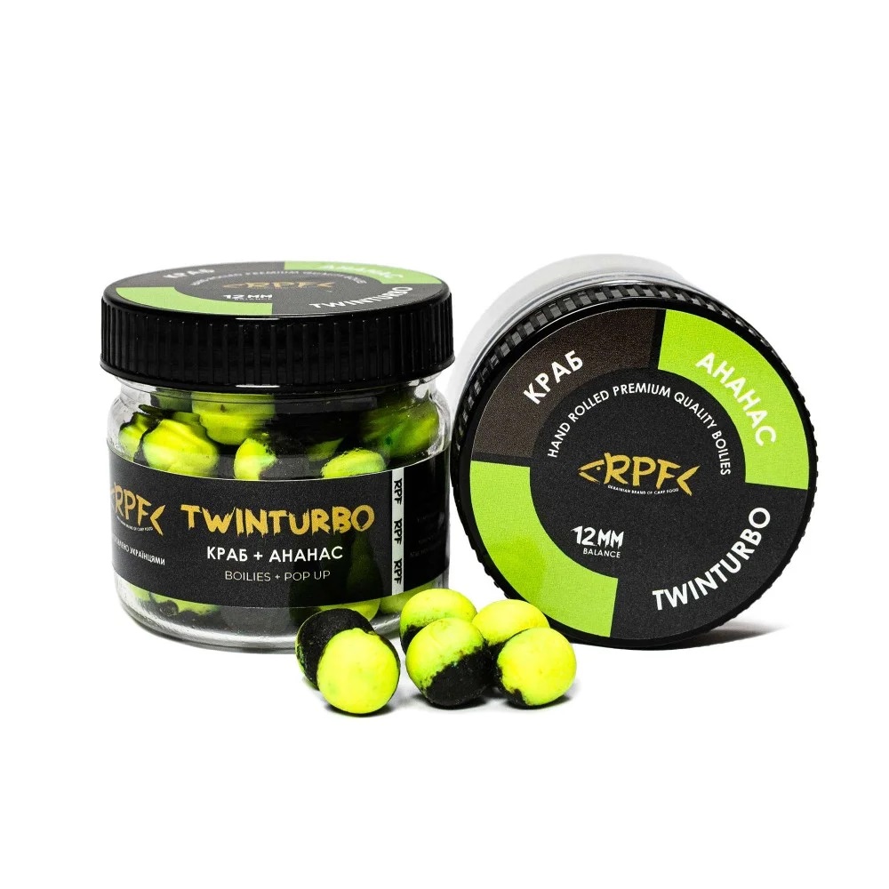 Бойли RPF баланси (два кольори) Краб-ананас 12мм 30 г