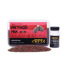 Метод-мікс 2 в 1 RPF (спортивна серія) Монстр краб (пелетс 2мм 400гр + 50мл ліквіду) 