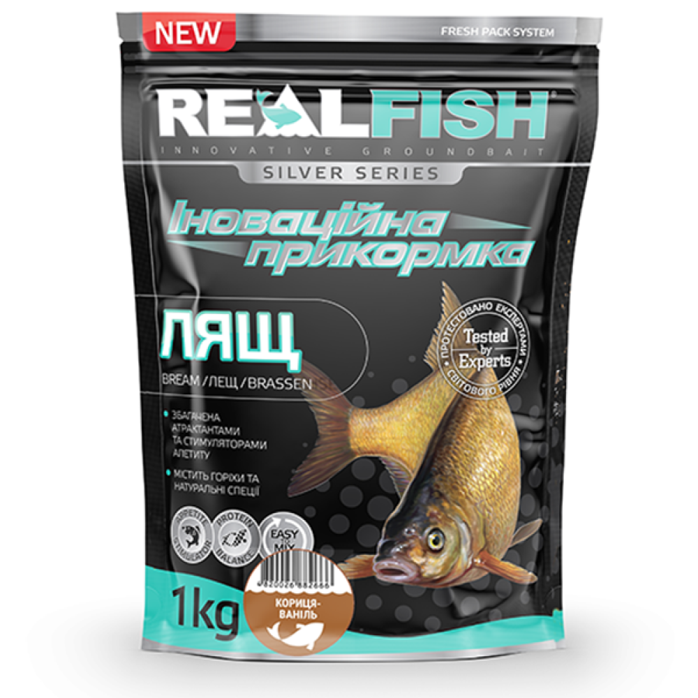 Підгодовування Real Fish Лящ Кориця-Ваніль
