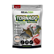 Прикормка Real Fish Торнадо Плотва Коріандр-ваніль 900гр