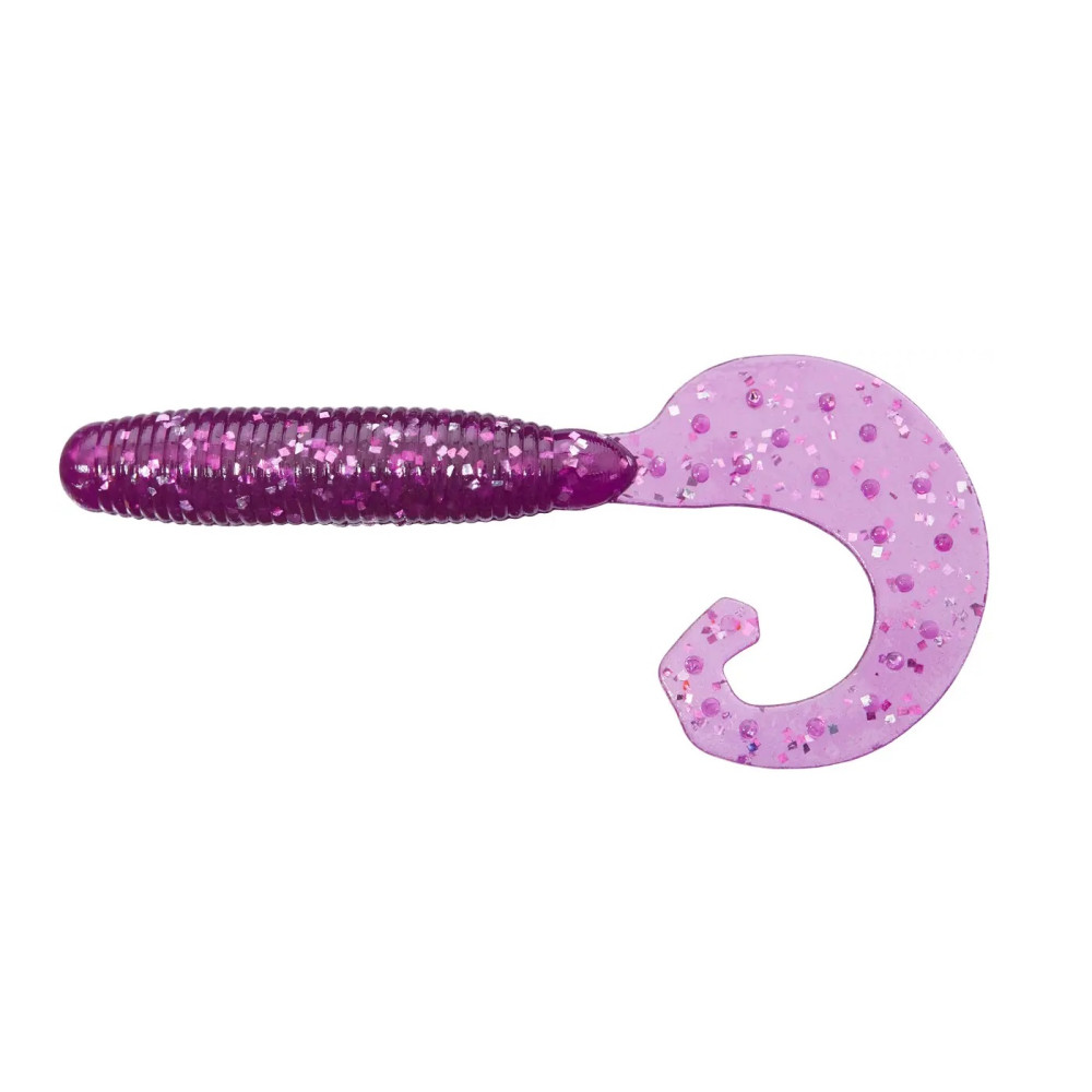 Силіконова приманка Reins Fat G-Tail Grub 4" 428 Purple Dynamite (10шт/уп)