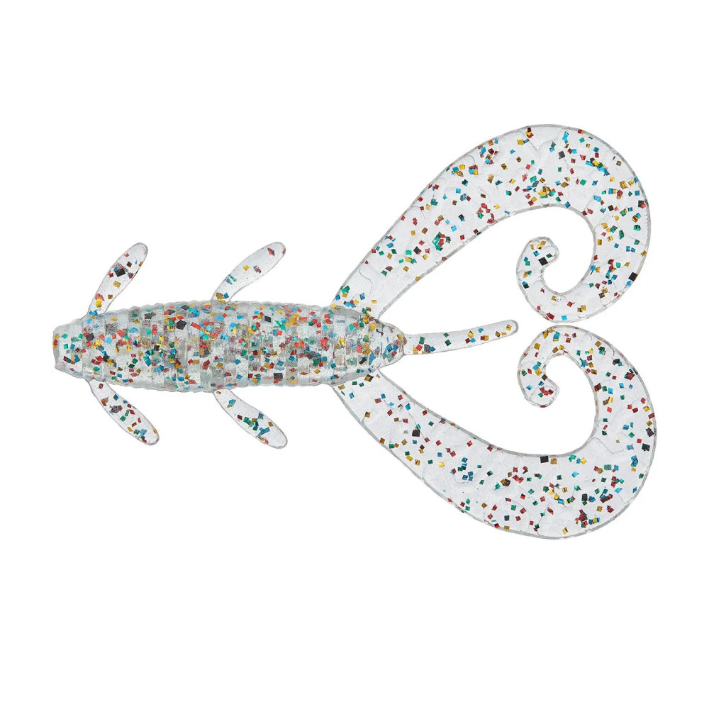 Силіконова приманка Reins G-Tail Twin 2" 152 Super Glow All Stars (10шт/уп)