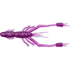 Силіконова приманка Reins Ring Shrimp 4" 428 Purple Dynamite 8 шт
