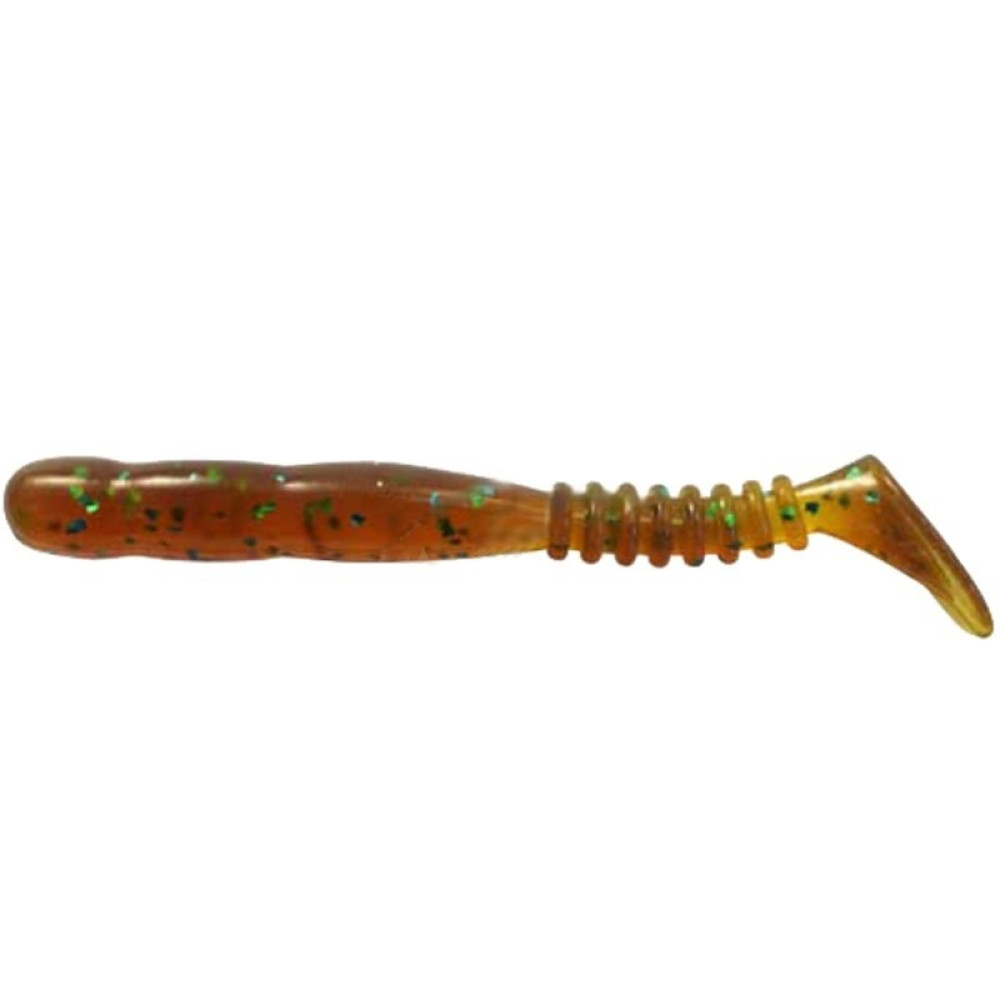 Силіконова приманка Reins Rockvibe Shad 2" 565 Motor Oil Green Flake 20шт