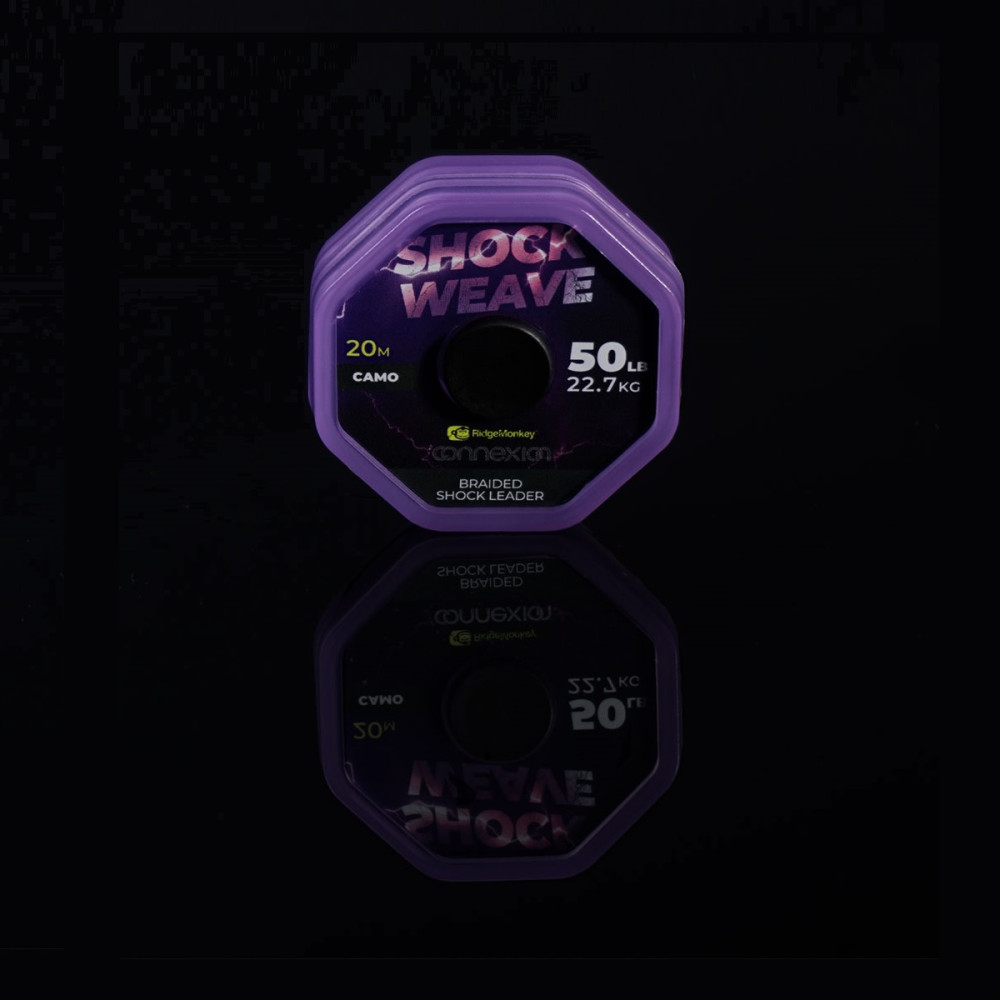 Шоклідер Ridge Monkey RM-Tec Braided Shock Leader 50lb Camo