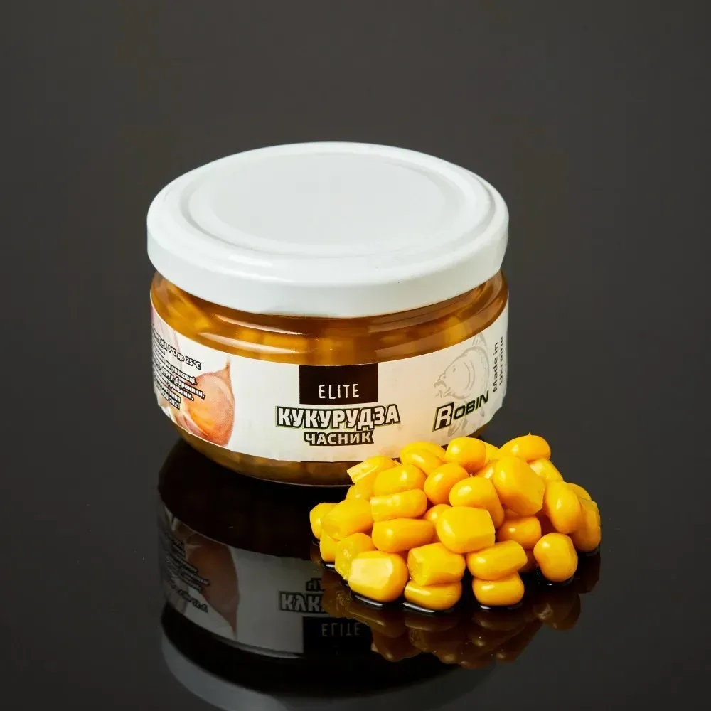 Кукурудза консервована Robin ELITE Часник 125 мл
