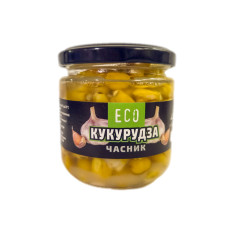 Кукурудза консервована Robin ECO Часник 200г (банка) 