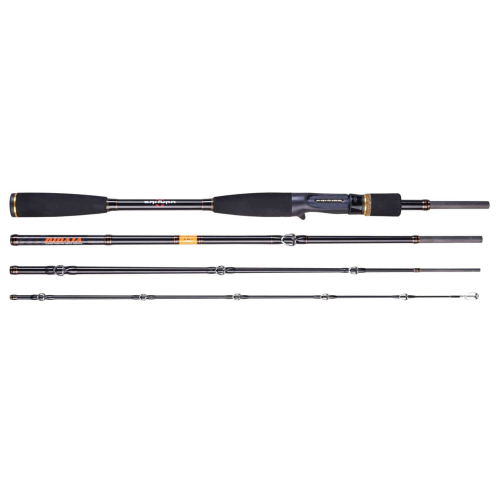 Спінінг Sakura BIDAIA CASTING - BIDC 664 XH - 6'6" (1,98 m) - 14-60 g-4 equal sections -Closed 55cm