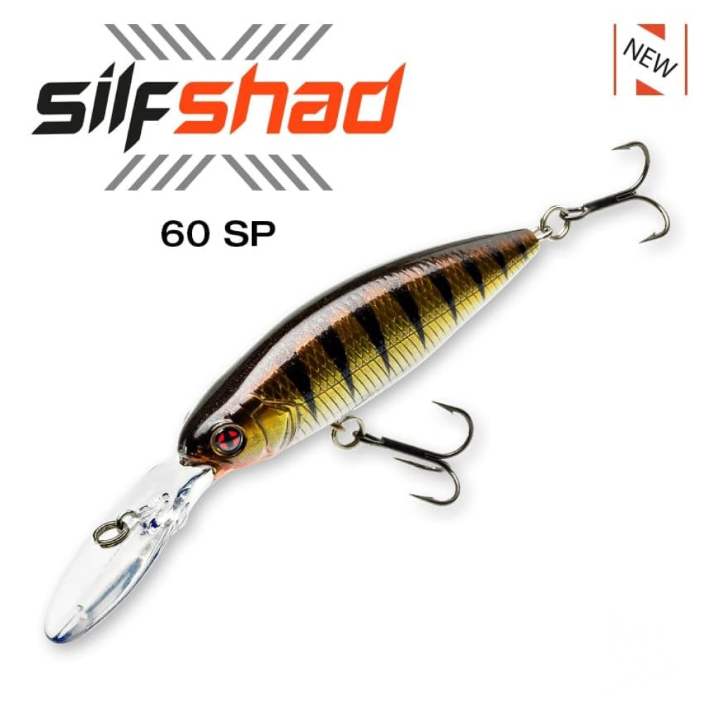 Воблер Sakura SILF SHAD 60 SP - 60MM - 7,5G - A06 (AURORA MINNOW)