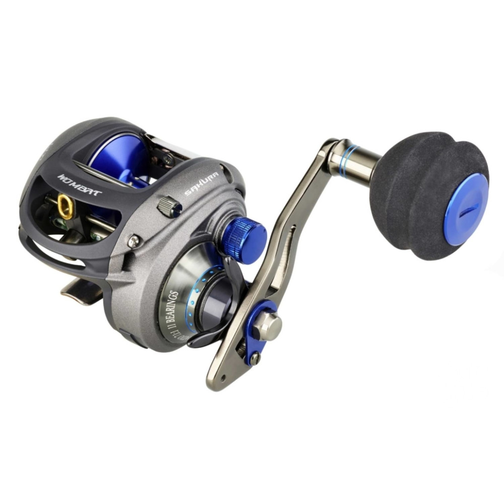 Котушка мультиплікаторна Sakura WOMBAT 71 LJ-LIGHT JIGGING (10+1)-245 m/Nylon 0.30 mm-PE 2(200 m)