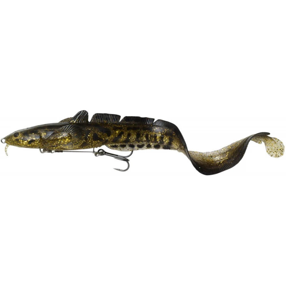 Силікон Savage Gear 3D Burbot Shallow SS 250mm 70.0g Gold Burbot UV