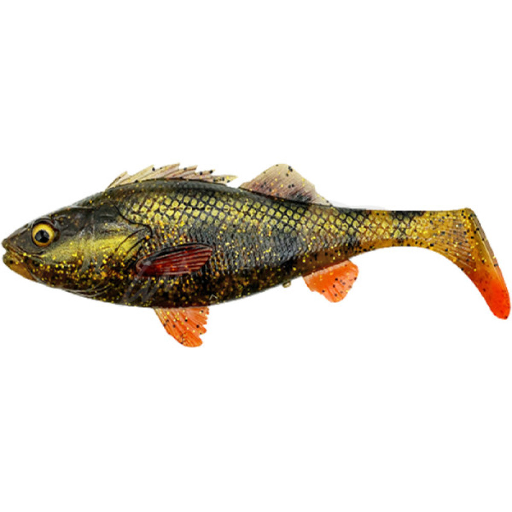 Силікон Savage Gear 4D Perch Shad 125mm 20.0g Motoroil UV