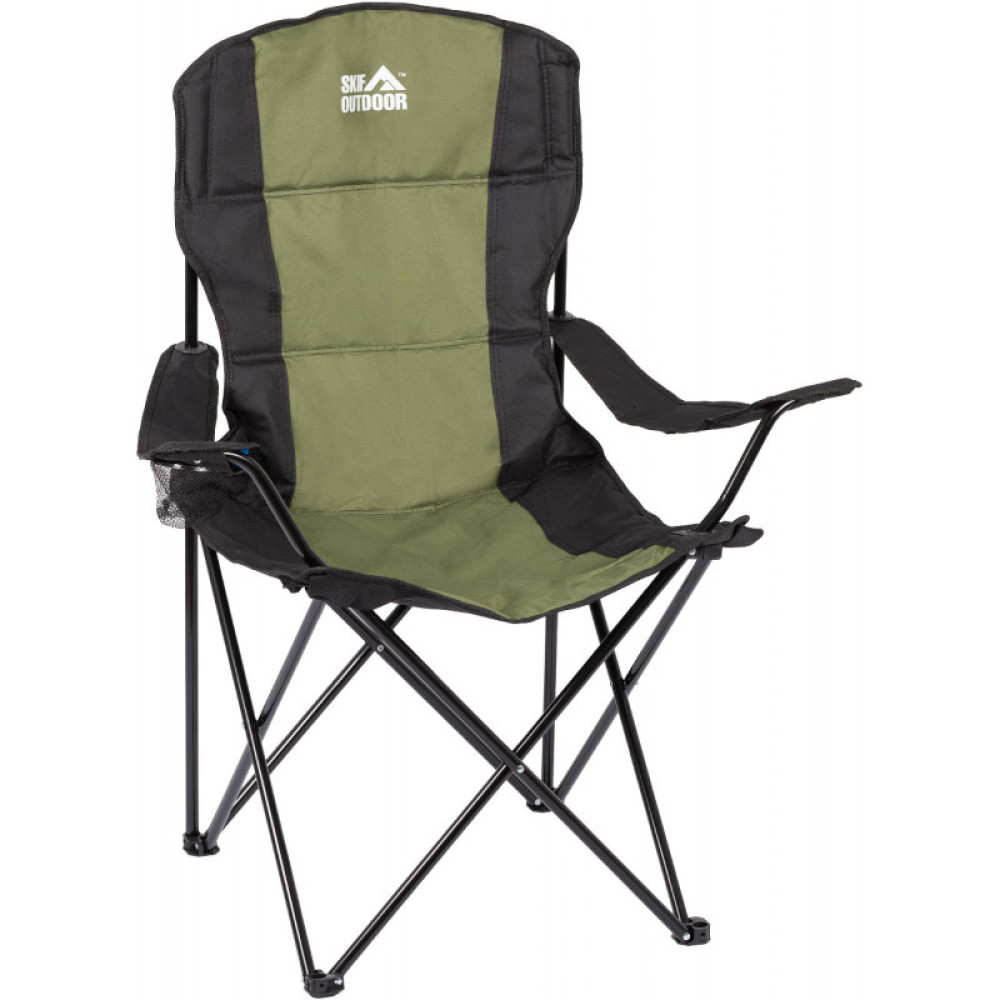 Стілець розкладний SKIF Outdoor Soft Base, к:black/olive