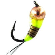 Мормишка вольфрамова Strike Perdigon мідь Chartreuse (#14,0.35gr) MP-Ch1 