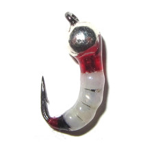 Мормишка вольфрамова Strike Рубін White-red (14) MR1-W/R 