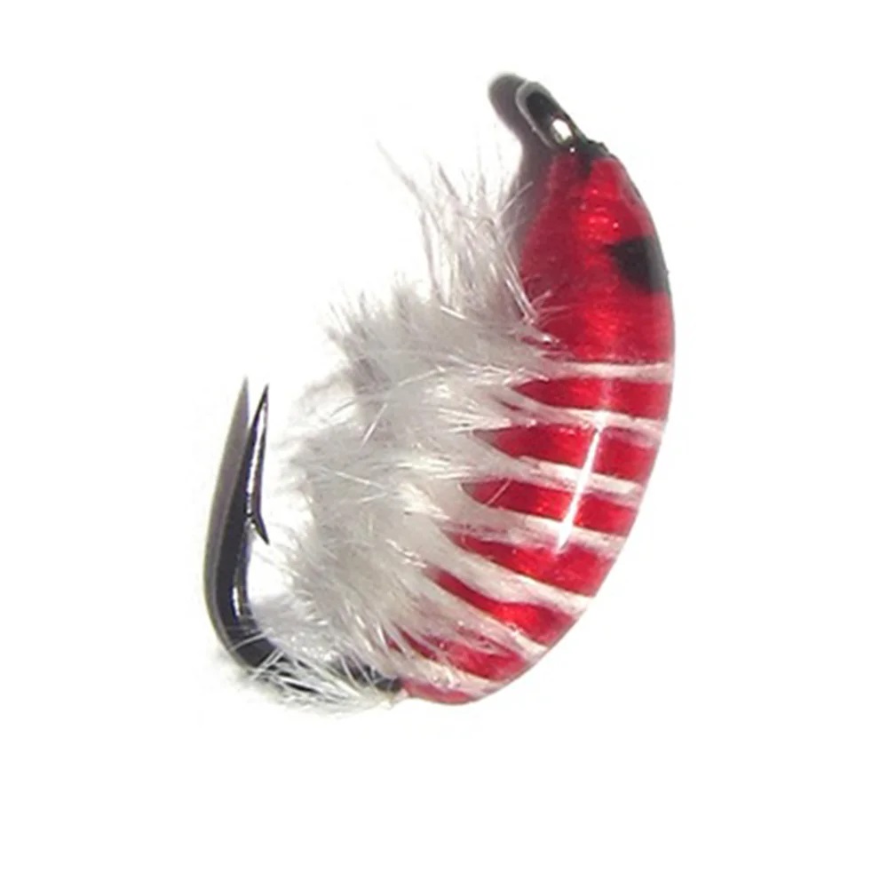 Мормишка-бокоплав Strike UV Srimp Vakcina - Red (#12 , 0.16gr, 1.2cm) MSVred